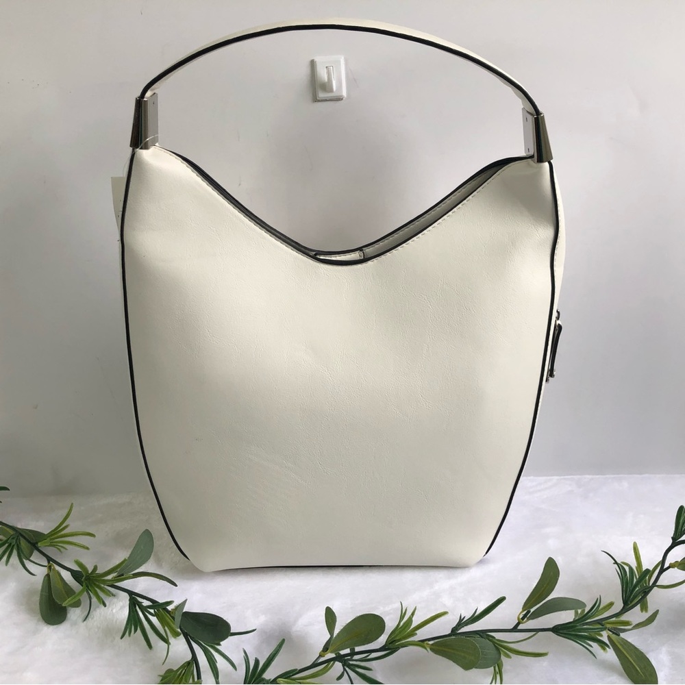 Alfani Bangle Hobo Bag, White, NWT - Picture 2 of 9